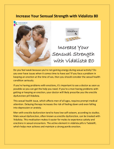 Increase Your Sensual Strength with Vidalista 80