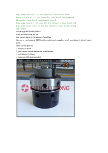 dps pump head seal fit for hydraulic head bosch kit