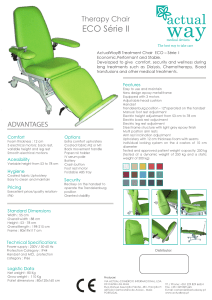 Therapy Chair ECO Serie II