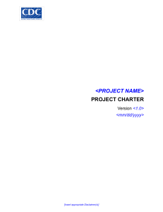 ITPM PROJECT CHARTER 2022-1