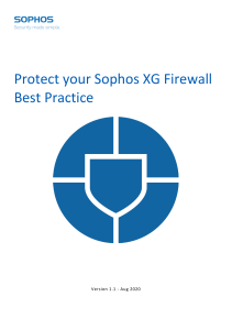 8372.Securing your Sophos XG Firewall - Best Practice Guide