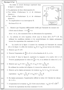 Dipole RL - Circuit RL - Equation Differentielle - 2 Bac SM - [Exercice 1] (1)