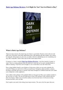 Dark Age Defense Reviews: Is it Right for You? Survival Book to Buy?