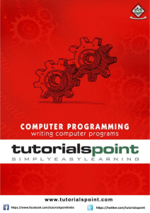 computer programming tutorial