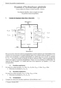 1.03-Calcul de hauteurs dans 2 réservoirs fermés