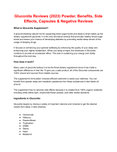Gluconite Reviews (2023) Powder, Benefits, Side Effects, Capsules & Negative Reviews