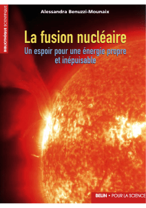La fusion nucléaire