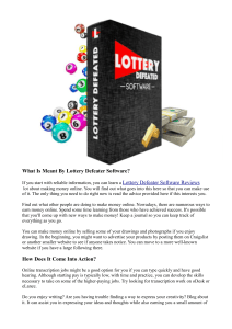 Lottery Defeated Software Reviews - Does It Really Work? Must Read!