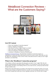 MetaBoost Connection Reviews 2023