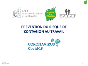 prevention du risque covid-19 - mai 2020