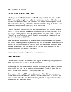 Wealth DNA Code Reviews 2023