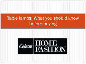 Table lamps: What you should know before buying