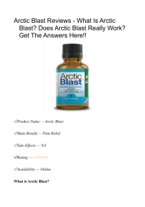 Arctic Blast Reviews - What Is Arctic Blast? Does Arctic Blast Really Work? Get The Answers Here!!