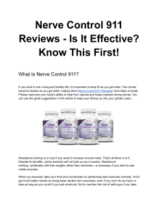 Nerve Control 911 Reviews - Is It Effective  Know This First! - Google Docs 2