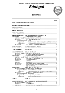 Senegal Civil & Commercial Obligations Code