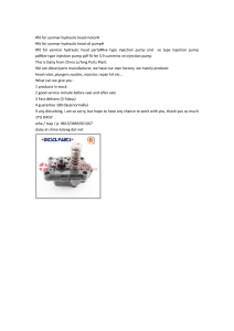 head rotor 4tnv98 fit for yanmar hydraulic head diesel