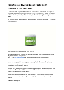 Tonic Greens  Reviews  Does It Really Work 