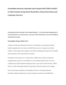Prostadine Reviews Australia and Canada (DOCTOR’S ALERT) Is This Prostate Drops Real - Google Docs