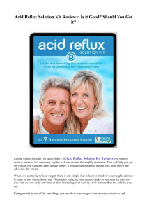 Acid Reflux Solution Kit Reviews: Is it Good? Should You Get it?