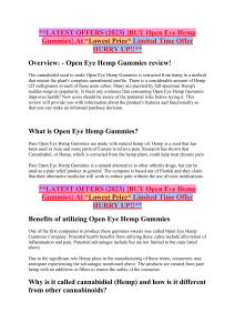 Open Eye Hemp Gummies [2023 Latest Updates]- How Does It Work?