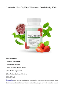 Prodentim USA, CA, UK, AU Reviews - Does It Really Work?