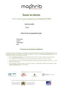 Maghrib-Entrepreneurs Dossier-selection-PP avril-2014 (1)