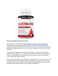 Blood Sugar Supplements - Life Extension