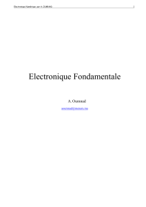 electronique fondamentale cours detaille ouiza