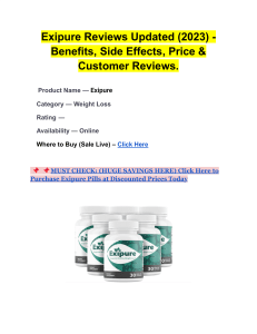 Exipure Reviews Updated (2023) - Benefits, Side Effects, Price & Customer Reviews