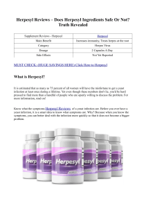 Herpesyl Reviews – Does Herpesyl Ingredients Safe Or Not? Truth Revealed