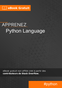 Apprenez python language-fr
