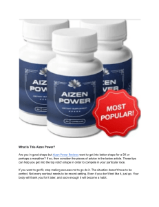 Aizen Power Reviews-Male Enhancement Is It Works? Must Read This!
