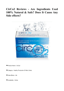 CirCo2 Reviews - Are Ingredients Used 100% Natural & Safe