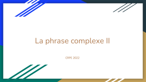 phrase complexe 2