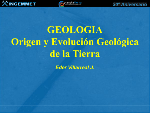 Origen evolucion geologica Tierra Villarreal