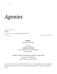 Agonies - Wikisource