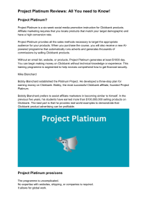 Project Platinum Reviews  All You need to Know!