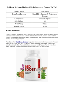Red Boost Reviews - The Best Male Enhancement Formula For You?