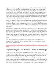 Alpilean Ice Hack Weight Loss Reviews 2023 (REAL CUSTOMER WARNING) About Supplement Capsulesapsules - Google Docs