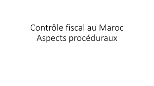 Contr le fiscal au Maroc Aspects proc duraux 1673008381