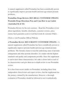 Prostadine Reviews 2023 (URGENT CUSTOMER UPDATE) Drops Directions How To Use Labels (Australia & UK)