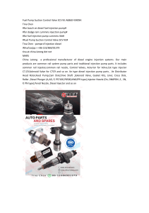 Fuel Pump Suction Control Valve SCV Kit A6860-VM09A