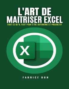 L ART DE MAITRISER EXCEL  Tout ce qu il te faut pour être AUTONOME et PRODUCTIF avec Microsoft Excel (French Edition)