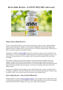 Revive Daily Reviews - [LATEST 2023] 100% safe to use?