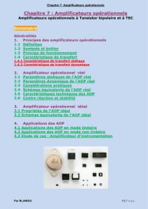 Chap7 Amplificateur opérationnel Diapo