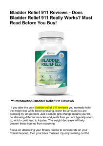 Bladder Relief 911 Reviews - Does Bladder Relief 911 Really Works? Must Read Before You Buy!