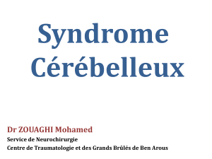 Cours n°3 Syndrome cérébelleux-Syndrome cordonal post (1)