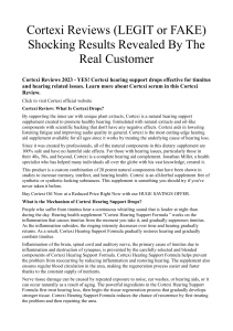 Cortexi Reviews (LEGIT or FAKE) Shocking Results Revealed By The Real Customer