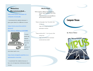 Computer Viruses -brochure