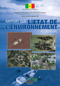-Rapport sur l’état de l’environnement au Sénégal-2010Rapport Etat Envi 2010